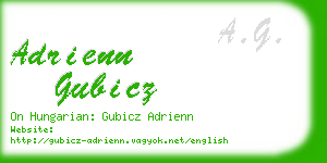 adrienn gubicz business card